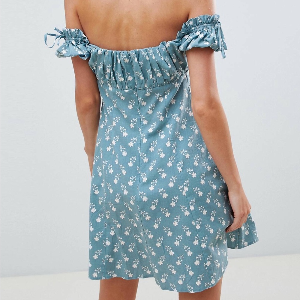 ASOS Off Shoulder Mini Dress - Picture 3 of 10
